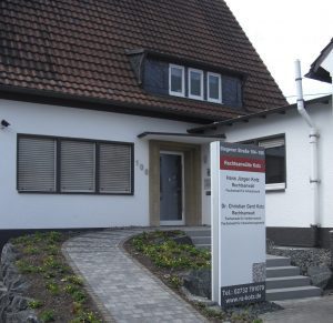 Rechtsanwälte in Siegen Kreuztal Eingang