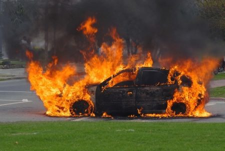 Beschädigung eines Fahrzeuges