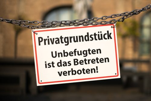 Betretungsrecht für ein fremdes Grundstück