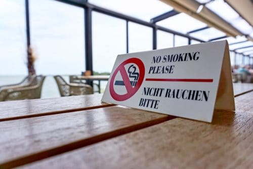 Reisemangel bei Rauchverbot auf dem Hotelgelände und dem hoteleigenen Strand?