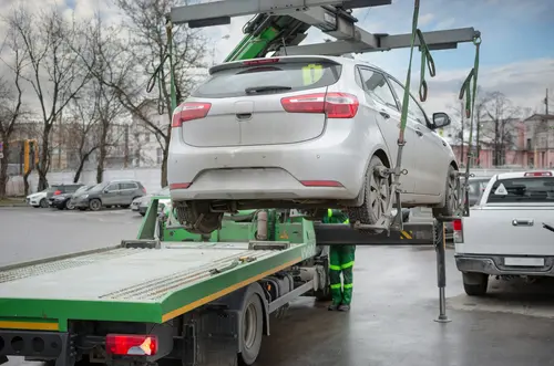 Abschleppmaßnahme - Parken im mobilen absoluten Halteverbot - Leerfahrt