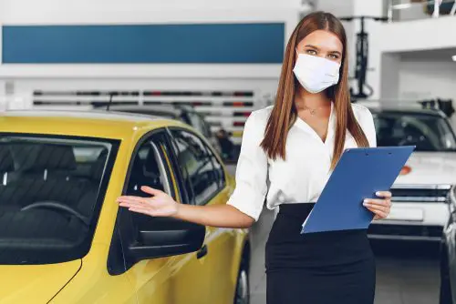 Corona-Pandemie - Betriebsverbot für Autohäuser