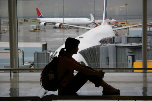 Flugverspätung - Mäusebefall des Flugzeugs