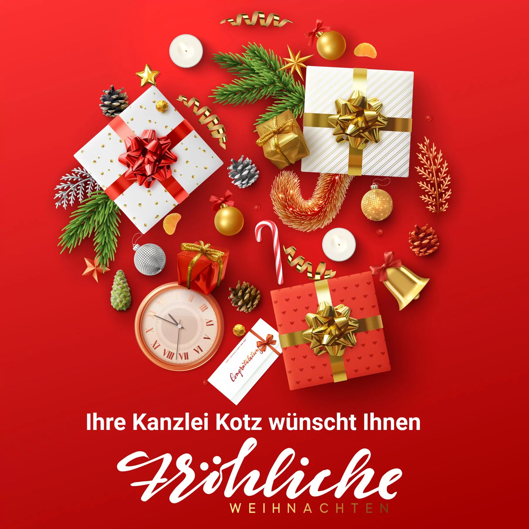 weihnachten2021 Frohe Weihnachten von Ihrer Kanzlei Kotz