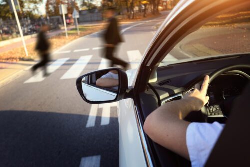 Verkehrsunfall - Verstoßes des Fußgängers gegen § 25 StVO