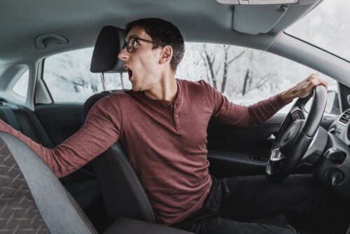 Verkehrsunfall auf Parkplatz - Betriebsgefahr