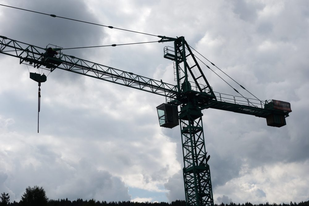 Kranmieter müssen Kranmiete auch bei Sturm zahlen.