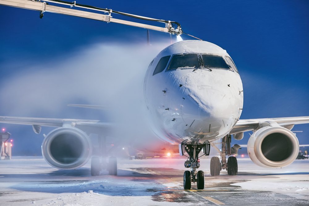 Flugzeugverspätung wegen Enteisung - außergewöhnlicher Umstand