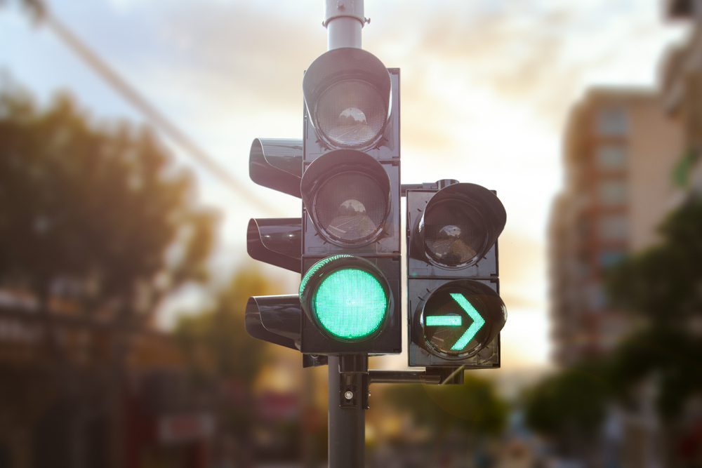 Verkehrsunfall - Ausfall der Ampelanlage während des Abbiegevorgangs Verkehrsunfall - Ausfall der Ampelanlage während des Abbiegevorgangs