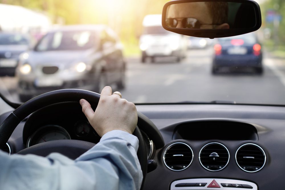 The,Driver,Waits,In,A,Big,Traffic,Jam,In,The Verkehrsunfall - gefährliches Ausweichmanöver unterlassen