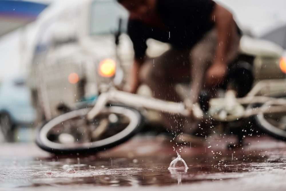 Verkehrsunfall eines wartepflichtigen Fahrradfahrers mit vorfahrtsberechtigten Pkw