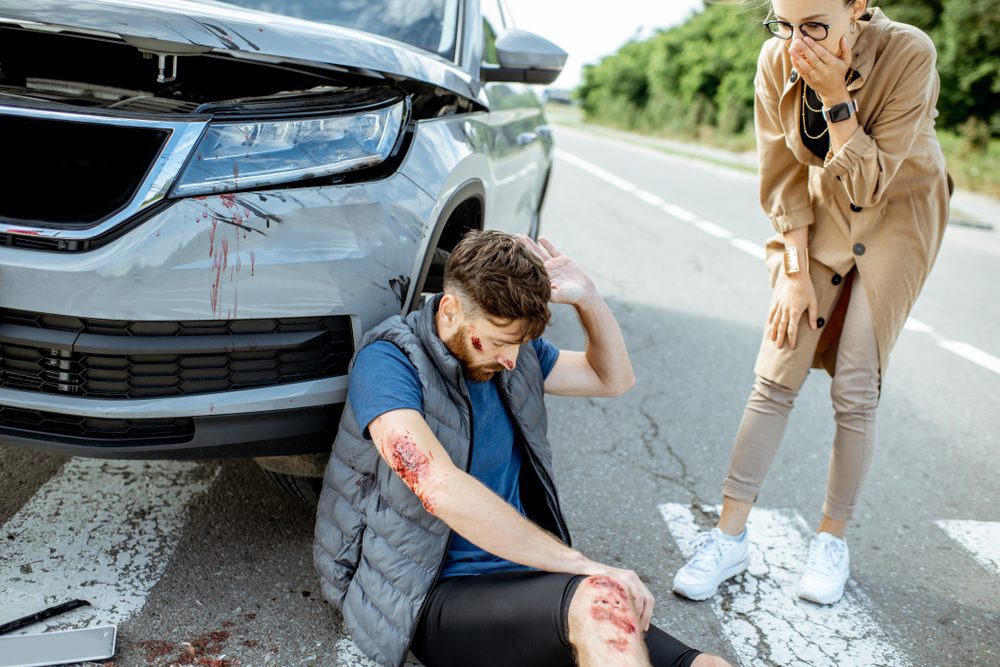 Verkehrsunfalll mit Fußgänger