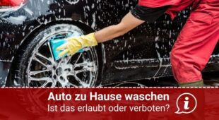 Darf ich mein Auto zu Hause selbst waschen?