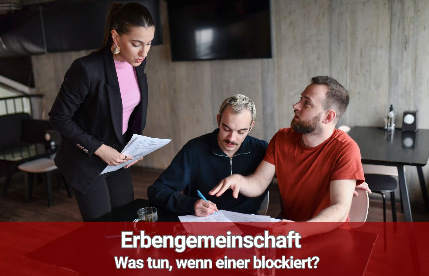 Erbengemeinschaft - Blockade
