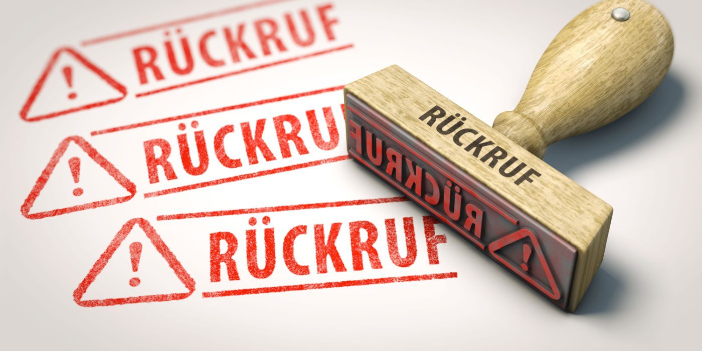 Produktrückruf - Das sind Ihre Verbraucherrechte