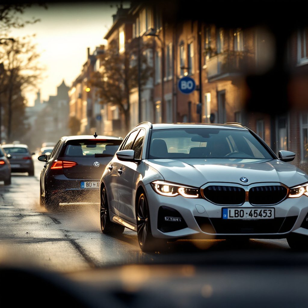 freepik__the-style-is-candid-image-photography-with-natural__16997 Unfall auf einer Straße in Bochum: Ein BMW kollidiert mit einem haltenden Volkswagen Golf.