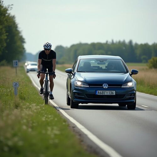 Verkehrsunfall unter Beteiligung Fahrradfahrer