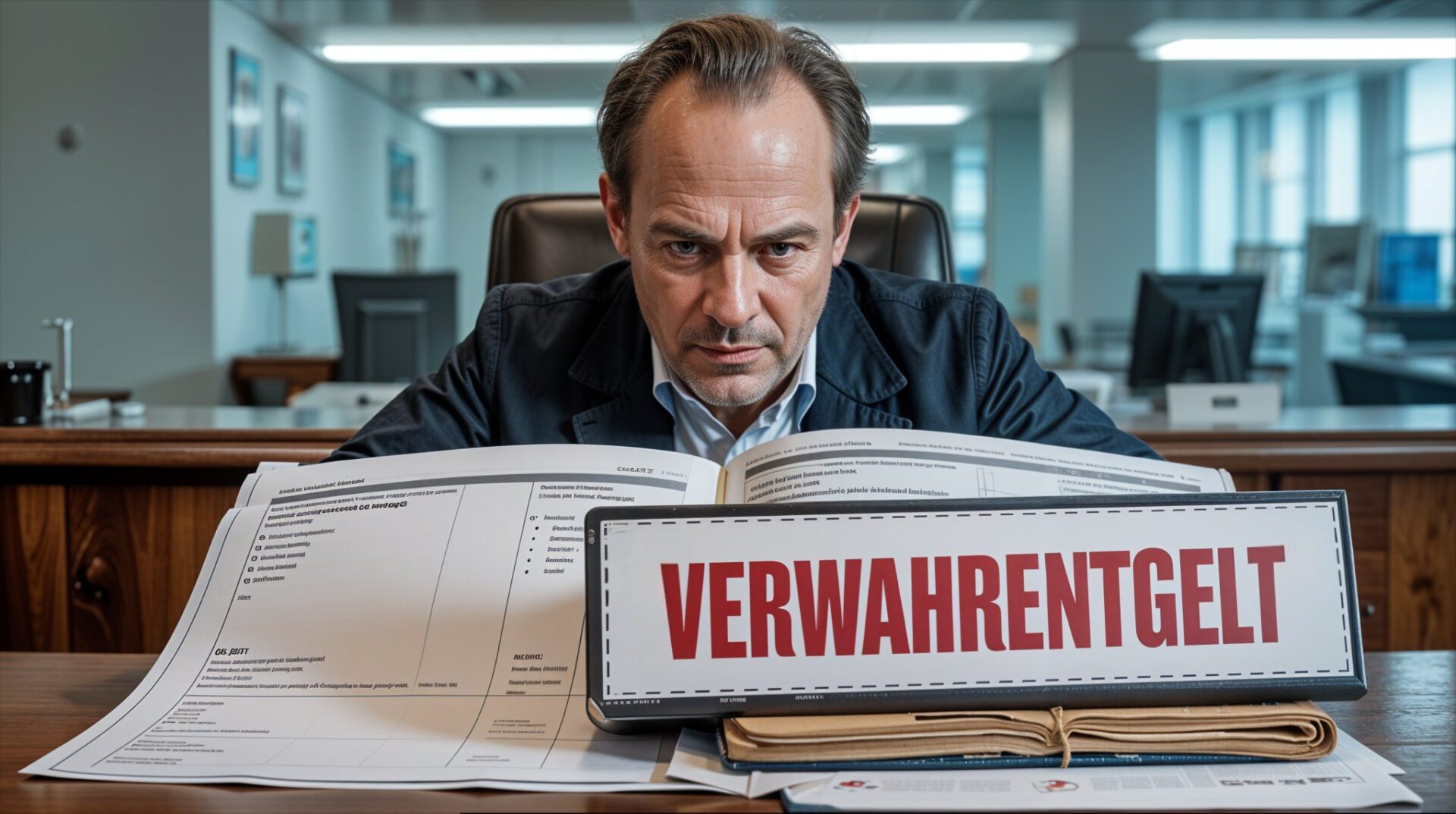 Kontoauszug-Schock: Verwahrentgelt schmälert Sparguthaben. Sparer erlebt Geldverlust durch Bankabbuchung.